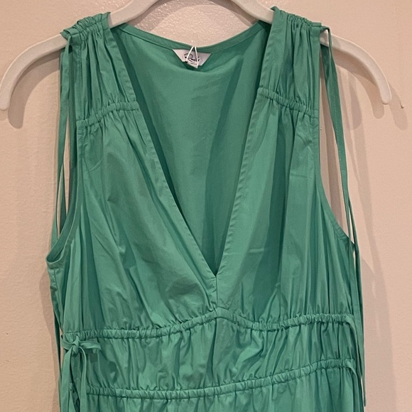 RAILS Constantine Midi Dress Kelly Green Ties Bra Friendly Elastic Waist NWT - Picture 7 of 14